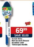 Scotch-Brite  Non Scratch Shower Scrubber With Telescopic Handle