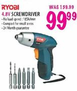 Ryobi 4.8V Screwdriver