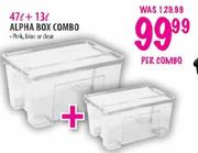 47L+13L Alpha Box Combo