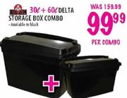 30L+60L Delta Storage Box Combo