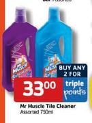 Mr. Muscle  Tile Cleaner Assorted-750ml