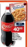 Ristorante Pizza Single And Coca-Cola Regular-2ltr