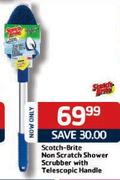Scotch-Brite Non Scratch Shower Scrubber With Telescopic Handle