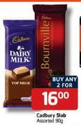 Cadbury Slab Assorted-2x90g
