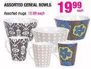 Assorted Cereal Bowls-Each