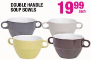 Double Handle Soup Bowls-Each