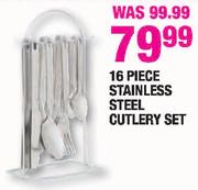 16 Piece Stainless Steel Cutlery Set