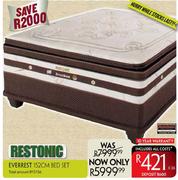 Restonic Everest 152Cm Bed Set