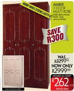 Amber 3 Door Multi Robe