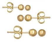 5mm Ball Stud Earrings-Per Pair