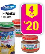 Purity 1st Foods Assorted-4's