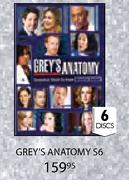 Grey's Anatomy S6-6 Discs