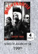 Sons Of Anarchy S4-4 Discs