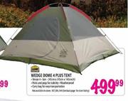 Camp Master Wedge Dome 4 Plus Tent-245cm x 245cm x 140cm(H)