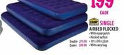 Camp Master Double Airbed Flocked-each
