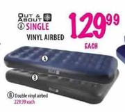 Out & About Single Vinyl Airbed-each