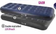 Out & About Double Vinyl Airbed-each