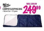 Camp Comfort Camper Sleeping Bag-180cm x 75cm-175g