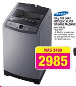 Samsung 13kg Top Load Metallic Silver Washing Machine (WA13V9LIP)