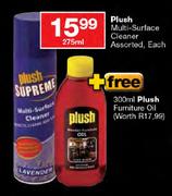 Plush Multi-Surface Cleaner Assorted-275ml Each