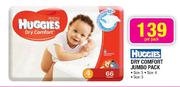 Huggies Dry Comfort Jumbo Pack-Per Pack