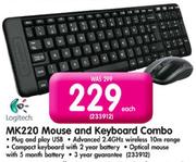 Logitech MK220 Mouse And Keyboard Combo