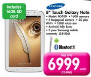 Samsung 8" Touch Galaxy Note(N5100)