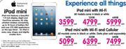 iPad Mini With Wi-Fi And Cellular-64GB Each
