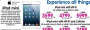 iPad Mini With Wi-Fi-64GB Each