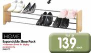 Home Expandable Shoe Rack-Each