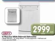 Defy 12 Place Eco White Dishmaid Dishwasher(DDW168)-Each