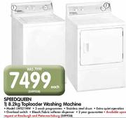 Speed Queen 8.2Kg Toploader Washing Machine(LWS21NW)-Each