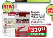 Biogen Thermo Cut Value Pack-120 Caps Plus 20 Slim Sticks Sachets