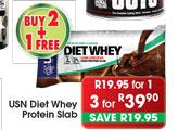 USN Diet Whey Protein Slab