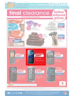 Clicks : Home & Electrical Savings (25 Sep - 27 Oct 2013), page 16