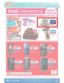 Clicks : Home & Electrical Savings (25 Sep - 27 Oct 2013), page 16