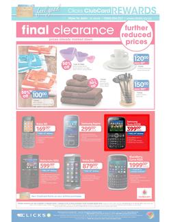 Clicks : Home & Electrical Savings (25 Sep - 27 Oct 2013), page 16