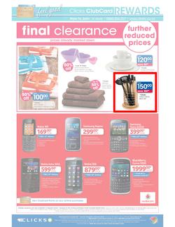 Clicks : Home & Electrical Savings (25 Sep - 27 Oct 2013), page 16