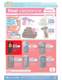 Clicks : Home & Electrical Savings (25 Sep - 27 Oct 2013), page 16