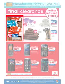 Clicks : Home & Electrical Savings (25 Sep - 27 Oct 2013), page 16