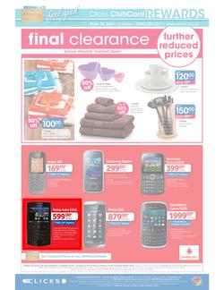 Clicks : Home & Electrical Savings (25 Sep - 27 Oct 2013), page 16