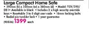 Yale Large Compact Home Safe-YSV/390/CB1 Each