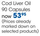 Vital Cod Liver Oil 90 Capsules