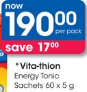 Vita-Thion Energy Tonic Sachets-60x5g Per Pack