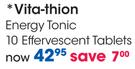 Vita-Thion Energy Tonic 10 Effervescent Tablets