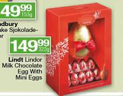 Lindt Lindor Milk Chocolate Egg With Mini Eggs-322g
