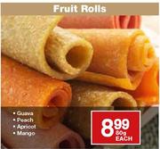 Fruit Rolls-80g Each