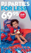 Spider Man Girls Parties PJs