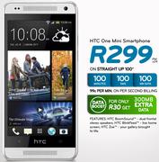 HTC One Mini Smartphone-On Straight Up 100