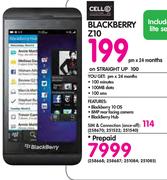 Blackberry Z10-On Straight Up 100